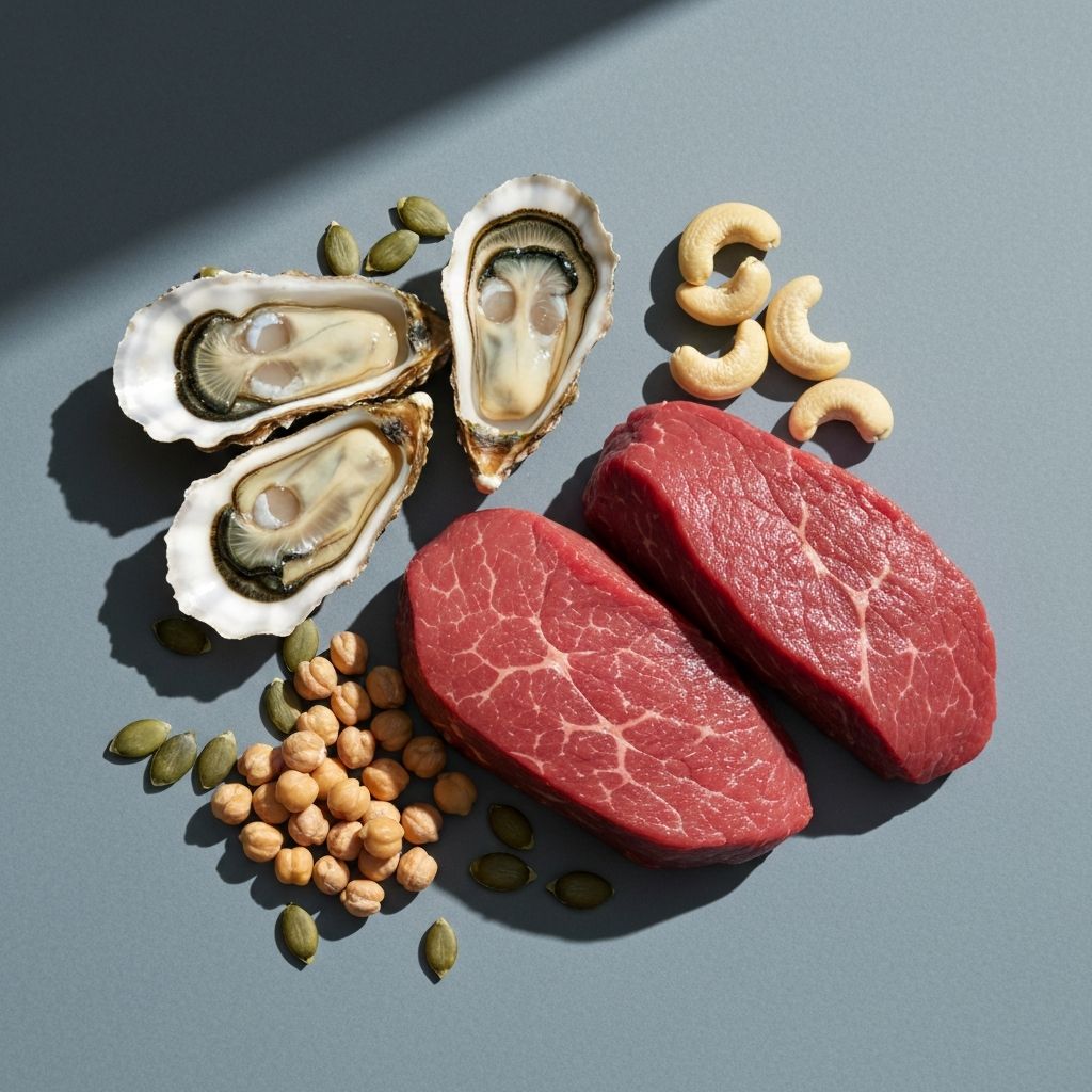 Food sources of zinc